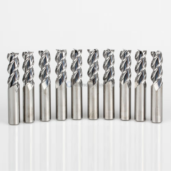 10 Pcs 1//4/" YG1 Alu-Power 3 Flute Regular Length Carbide End Mill for Aluminum