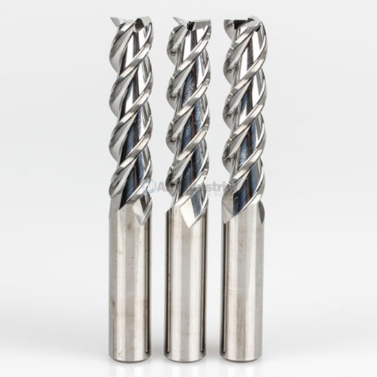 3 Pcs 7//16/" YG1 Alu-Power 3 Flute Regular Length Carbide End Mill for Aluminum