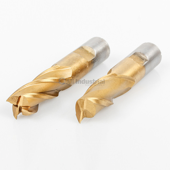 End Mill Set 20 Pc. 2 & 4 Flute 3/163/4" x 16ths High Speed Steel Tin