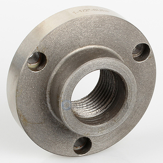 Threaded Backplate Adapter 6" 3Hole With 13/4"8 Thread For Lathe